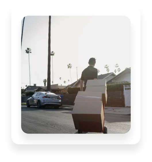 mover moving items on dolly