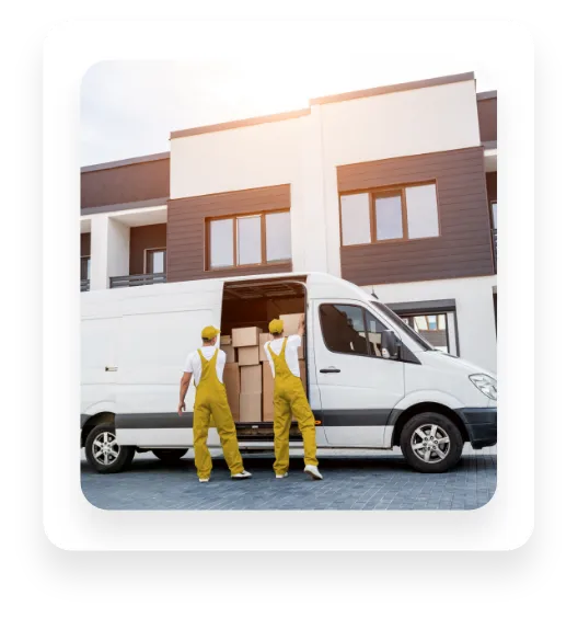 movers loading truck